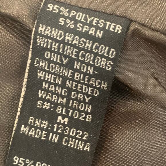 NEW Cecico Military Jacket Blazer M Charcoal Womens Band Cropped Zip Front Biker - Picture 5 of 11